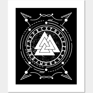 Valknut | Norse Pagan Symbol Posters and Art